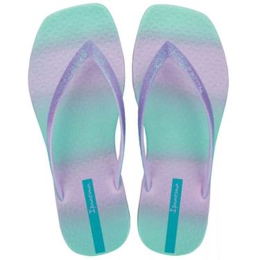 Imagem de Chinelo Feminino Rasteiro Brilho Moderno Edge Shine Ipanema