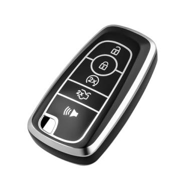 Imagem de Capa protetora completa de TPU premium com 5 botões, serve para Ford Fusion/Explorer/Escape/F150-F550/Expedition/Mustang Smart Key, acessórios para chaves automotivas
