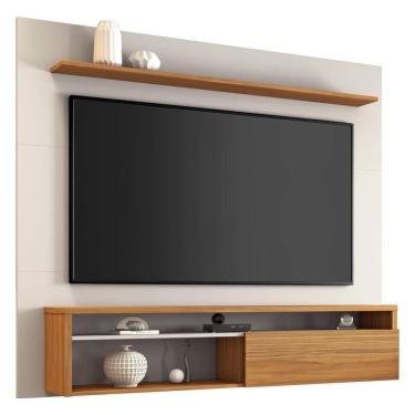 Imagem de Painel Para Tv Até 60 Polegadas Off White Freijó Nt1100 Notável Móveis Off White/freijó