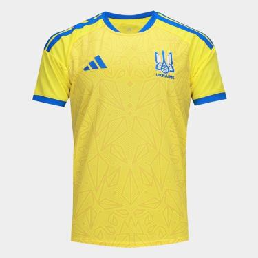 Imagem de Camisa Seleção Ucrânia Home Torcedor 2026 s/n Adidas Masculina-Masculino