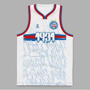 Imagem de Camiseta Regata do EC Bahia BBMP Tricolor 1931 Produto Oficial, M, Con