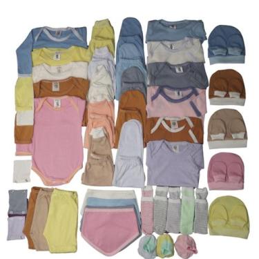 Imagem de Body Bebê Mijão Liso E Estampado Kit C/13 Roupa Bebê Atacado - Tanran 