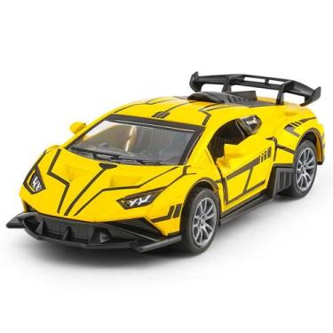 Imagem de Carro de brinquedo, movido a fricção, amarelo para meninos - Taiyuanke