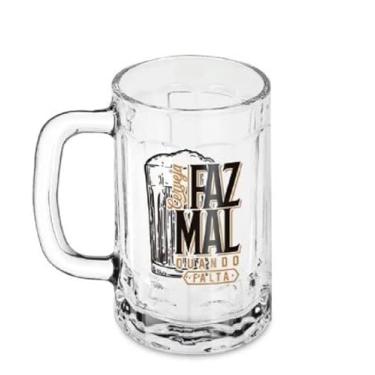 Imagem de CANECO CHOPP 450ML CERVEJA FAZ MAL