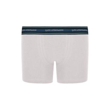Imagem de Cueca Infantil Boxer Lupinho 141-003, Branco, GG