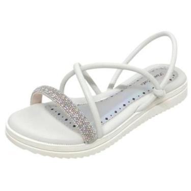 Imagem de Sandália Flatform Menina Estilo Conforto Brilho Pink Cats-Feminino