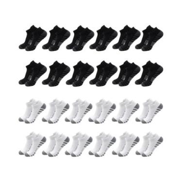 Imagem de Meias De Corrida Cano Curto Acolchoadas E Respiráveis Para Homens E Mu