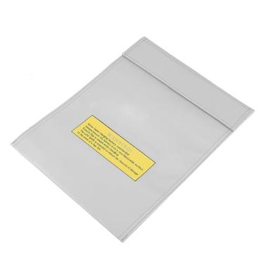 Imagem de GLOGLOW Saco à Prova de Fogo para Bateria de Lítio, Bolsa de Armazenamento Retardante de Fogo Com 2 Tamanhos, Saco de Carregamento de Segurança Portátil para Baterias (S)