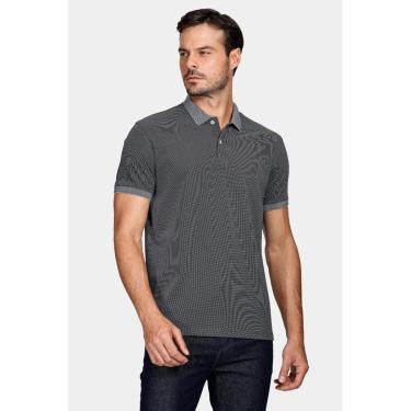 Imagem de Polo Aramis Piquet Vegas Marinho e Branco-Masculino