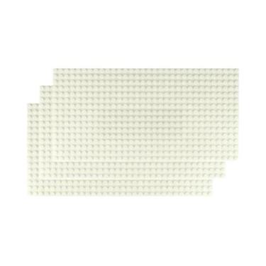 Imagem de Placa Base Clássica De Blocos De Montar 32x32 32x16 Pontos, 3 Peças Ta