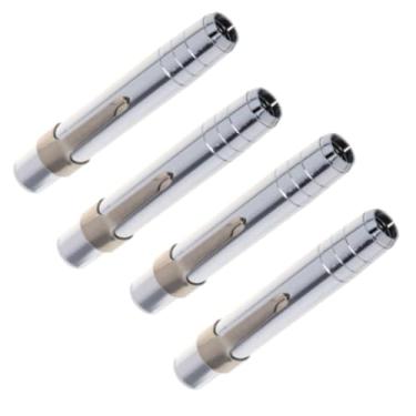 Imagem de Suporte de giz metálico do tipo push Extensor Mangueira porta-canetas para escritório professor