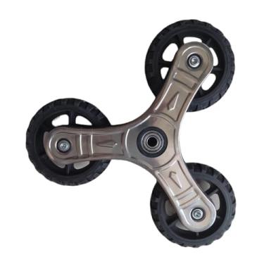 Imagem de oshhni Conjunto de 2 Rodas para Subir Escadas, Rodas Portáteis e Práticas para Compras, Acessórios Resistentes para Carrinho de Lavanderia