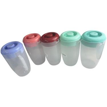 Imagem de Jarra plastica 4l com tampa tritec jarra graduada cores escolha