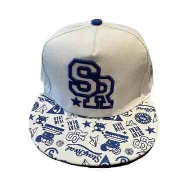 Imagem de Boné De Beisebol Masculino Ajustável Com Aba Reta, Estilo Hip-hop, Bor