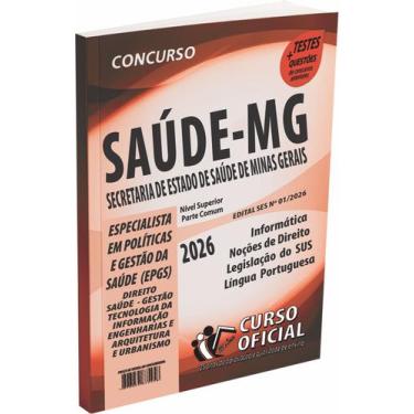 Imagem de Apostila SES MG Especialista em Políticas e Gestão da Saúde Parte Comu