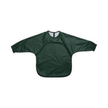 Imagem de Babador Impermeável De Manga Longa Para Crianças Com Bolso, Avental De