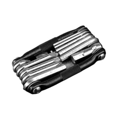 Imagem de Conjunto de ferramentas de ciclismo – Kit leve de alta resistência | Equipamento de reparo multifuncional portátil manutenção para garagem, acampamento, deslocamento ao ar livre, viagem, estrada, casa