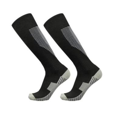 Imagem de Meias Longas Térmicas De Algodão Para Homens Para Ciclismo E Futebol A