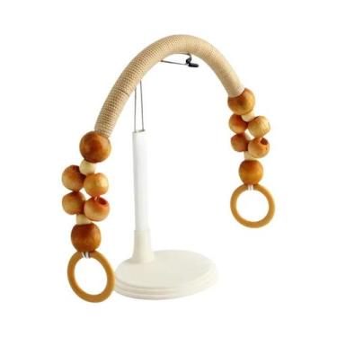 Imagem de Alças De Bolsa De Madeira Com Contas De 19 Polegadas, 10 Cores, Alças 