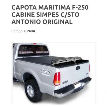 Imagem de Capota Maritima F-250 Cabine Simples Carroceria Longa 4x4