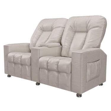 Imagem de Poltrona Reclinável 2 Lugares Sala De Cinema Romeo F05 Facto Bege
