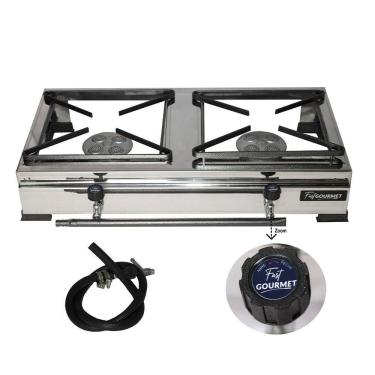 Imagem de Fogão Industrial Fast Gourmet A Gás 2 Bocas Inox F2ap