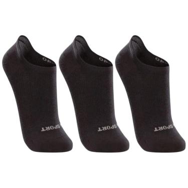 Imagem de Meia Sapatilha Kit 3 Pares Unissex Casual Dia a Dia Anatômico Lupo 03170-089