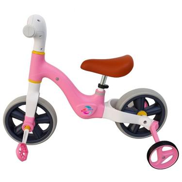 Imagem de Triciclo Balance Bike Retro 2 em 1 Rosa Unitoys