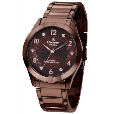 Imagem de Relógio Champion Feminino Marrom Chocolate Cn29230r