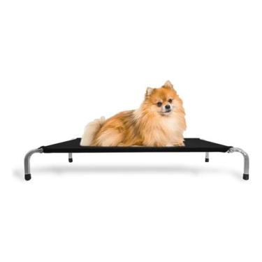 Imagem de Cama Para Cachorro Pets Suspensa Pequena Tamanho P Cor Preto - Pet Bes