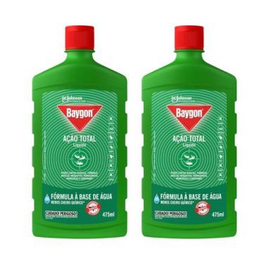 Imagem de Kit 2 Baygon Líquido Ação Total Barata Insetos 475ml