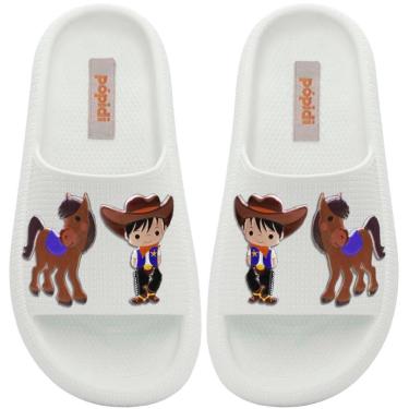 Imagem de Chinelo Slide Menino 25Ao40 Nuvem Infantil Cowboy 12.117-Masculino