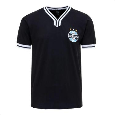 Imagem de Camisa Grêmio Vintage Masculina Gola V Retrômania-Masculino