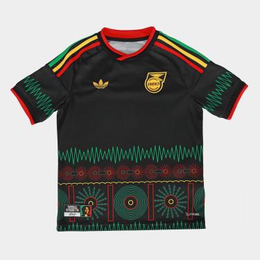 Imagem de Camisa Infantil Seleção Jamaica Away 2026 Torcedor Adidas-Unissex