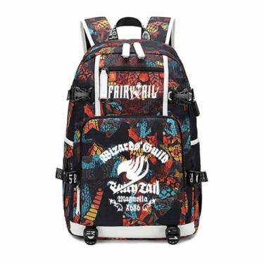 Imagem de Mochila Fairys Tails Etherious Natsus Dragneels para crianças - yiweis