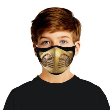 Imagem de Máscara facial Halloween Cosplay à prova de neblina para crianças e ad