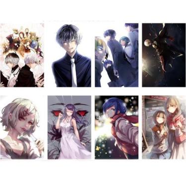 Imagem de Pôster Tokyo Ghoul Kaneki Ken Anime Art 28,5 x 42 cm (8 unidades) - Yi