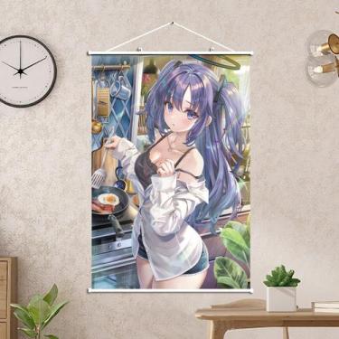 Imagem de Pintura de parede em tela Genshins Impacts Keqings Anime - yiweisai