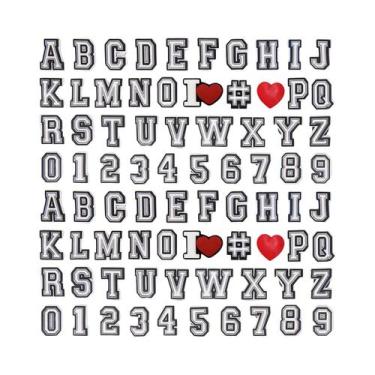 Imagem de Amuletos para Crocs com Letras do Alfabeto - 39/78 Peças - DIY para Bo