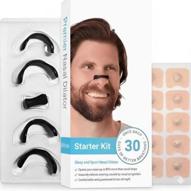 Imagem de Kit Dilatador Nasal Anti Ronco 15 Peças + Aplicador Magnético para Mel