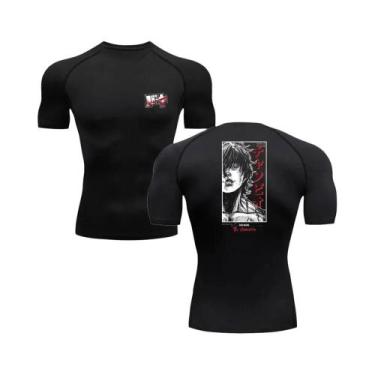 Imagem de Camiseta De Compressão Masculina De Secagem Rápida Para Verão, Roupa E