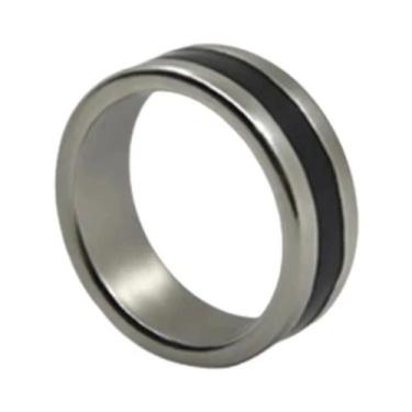 Imagem de Anel Magnético Preto 18-21mm Para Truques De Mágica, Decoração De Dedo