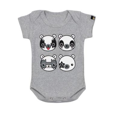 Imagem de Body Bebê Kiss Bear Mescla, p