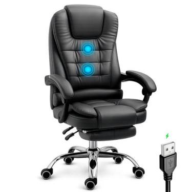 Imagem de Cadeira Presidente com Massagem Delegate Ergonômica Reclinável com Apo