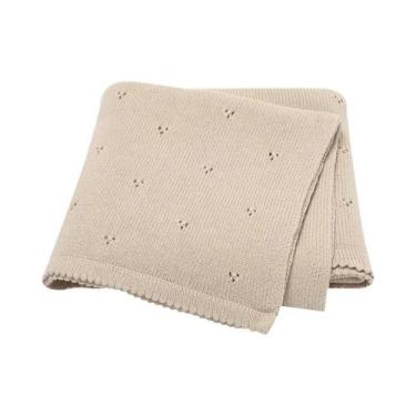 Imagem de Cobertores De Algodão Super Macios Para Bebês 90x70cm, Mantas De Tricô