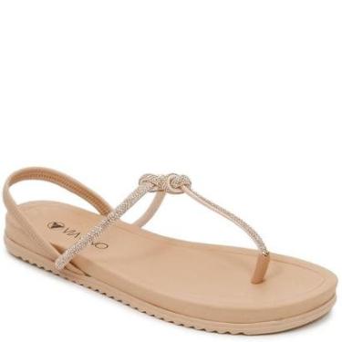 Imagem de Sandália Papete T-Strap Brilho Slingback Via Uno 847036-Feminino