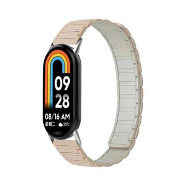 Imagem de Pulseira Magnética De Silicone Para Xiaomi Mi Band 9 10, Acessórios Pa
