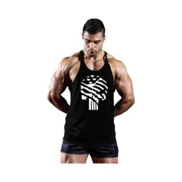 Imagem de Camiseta Sem Mangas Para Homens, Estilo Musculoso, Fitness, Verão, Est