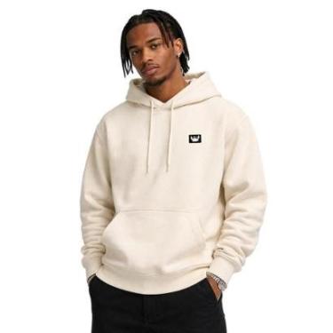 Imagem de Moletom Masculino Canguru com Capuz Flanelado Estampado Relaxado Casual Inverno Confortável-Masculino