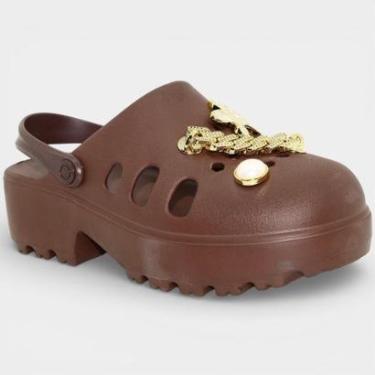 Imagem de Babuche Moleca Salto Tratorado Pingente Feminina-Feminino